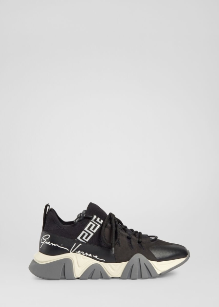 Versace Squalo Knit Sneakers Herr - 876350JIT